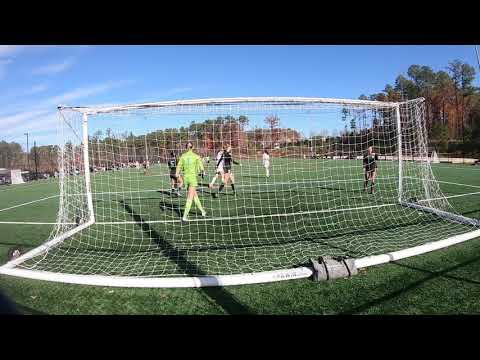 Video of Kirra Polley #1, 2021 Goalkeeper - Raleigh Showcase Game 3 Highlights Behind the Net