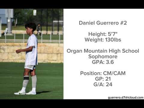 Video of Daniel Guerrero | 2023 Sophomore Season