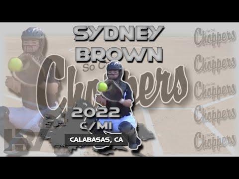 Video of 2022 Sydney Brown Catcher and Middle Infield Softball Skills Video