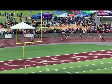 Video of 2022 400m state chamo