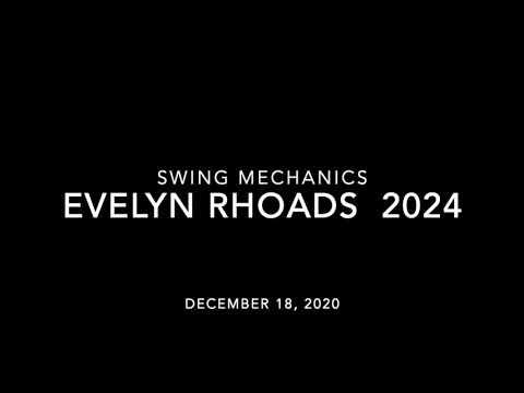 Video of Evelyn Rhoads Swing Mechanics 12-18-2020