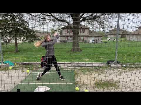 Video of 2020 April Hitting Drills w/instructor Andee Allen