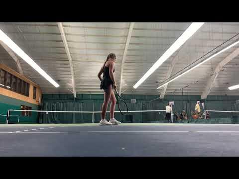 Video of September 2020 serve practice after match 