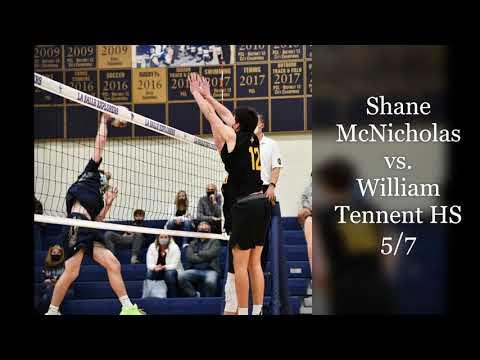 Video of Shane McNicholas vs. William Tennent HS 5/7 Highlights