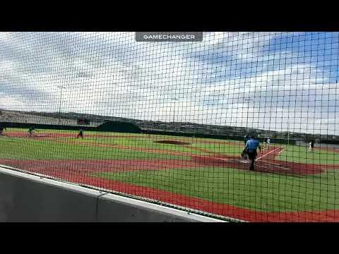 Video of Nick makes a double play from Right Field to 3rd Base- helps send game into Extra innings