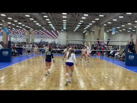 Video of Kaylee Smith #22 (2023 Setter) LSC Highlights!  (Liberty Bid) 