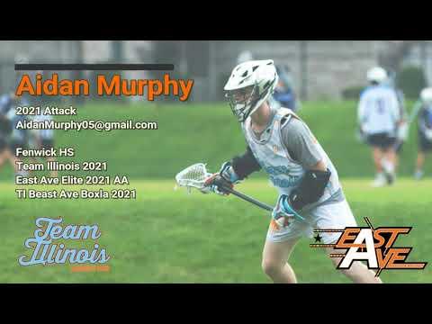 Video of Aidan Murphy - Attack - Team Illinois 2021 - East Ave Box and Field (Fenwick HS)