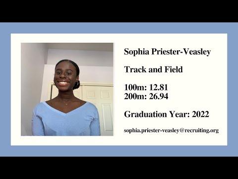 Video of Sophia Priester-Veasley's Track Recruitment Video