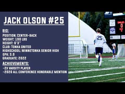 Video of Jack Olson Minnetonka High School 2020 Soccer Highlights