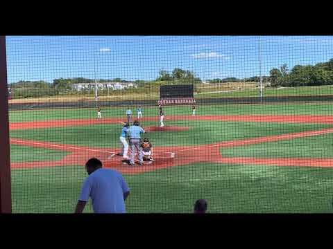 Video of Liam Greil#72 First Base double play and ABs