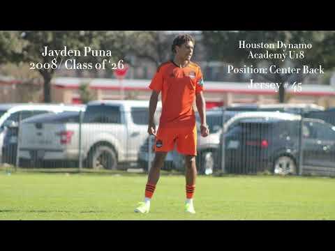 Video of Jayden Puna 08 - Houston Dynamo Academy - MLS Next  u18