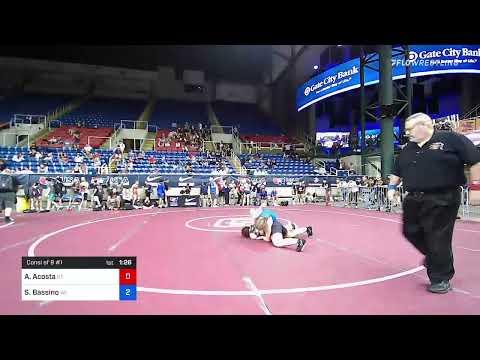 Video of 164 Lbs Consi Of 8 #1 - Abigail Acosta, Utah Vs Sophia Bassino, Wisconsin 2e28