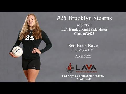 Video of #25 Brooklyn Stearns - Lava West 17 Adidas-H - Red Rock Rave - April 2022