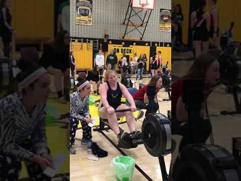 Video of Sammie's rowing 2k