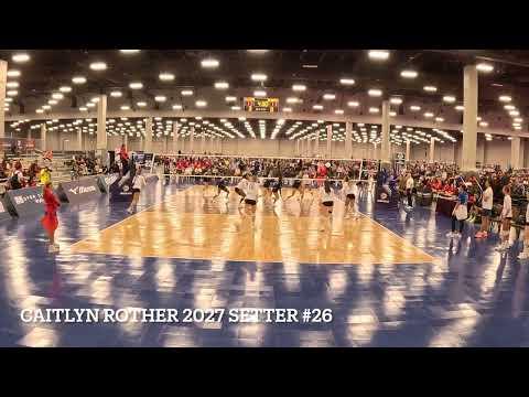 Video of #26_Caitlyn_Rother_2027_Setter_Tstreet Volleyball Club_(16-Katie)_Nationals