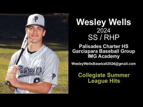 Video of Wesley's Summer Collegiate League Hits