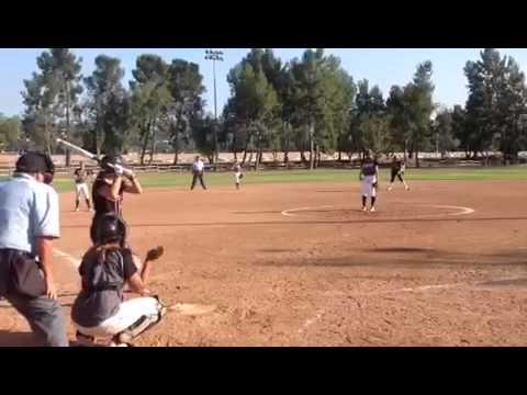 Video of Erica Guerrero hitting