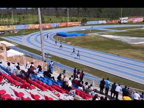 Video of 200m heats . Lane 7 - Island Sports .