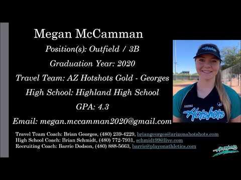 Video of Megan McCamman 2020 Grad_ 2019 Skills Video