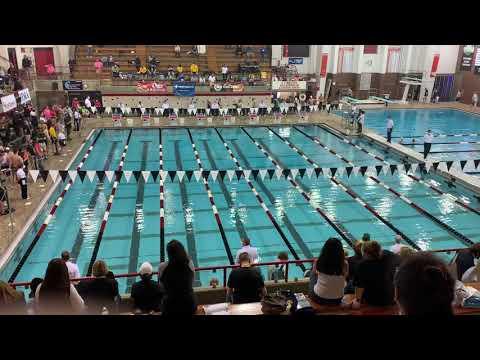 Video of 100 backstroke scy OHSAA D1 State Swim Meet