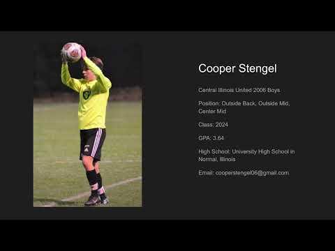 Video of Cooper Stengel- 2022 Central Illinois United Highlights