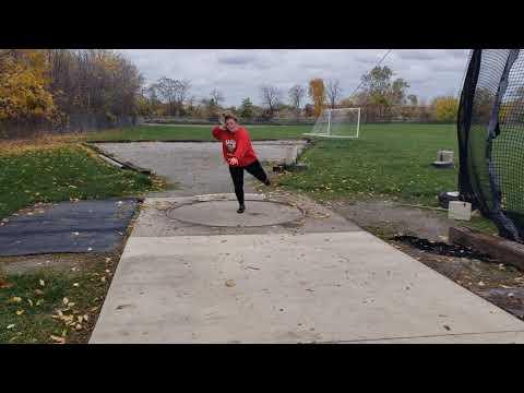 Video of Kaylin Howey Junior at Bellevue HS, 3kg Shot, 46ft. 