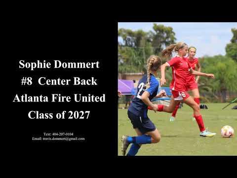 Video of Sophie Dommert - Center Back - 8th Grade