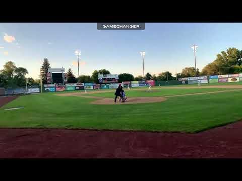 Video of Fielded ground ball. I'm in left field. 