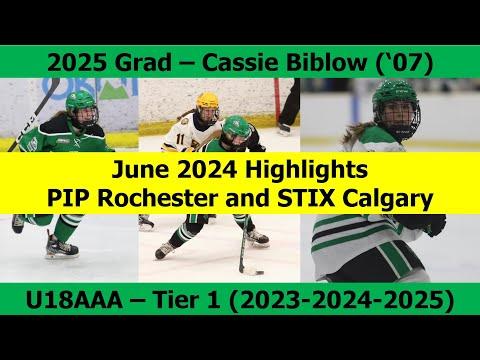 Video of Cassie Biblow - PIP Rochester & STIX - June 2024