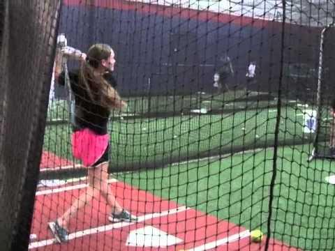 Video of Batting practice, right