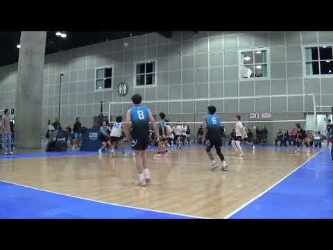 Video of Matthew Kong #1/OH/16yrs, SoCal Cup Volleyball Highlights, Winter 2025, Part 1