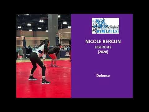 Video of NICOLE BERCUN - 2025 NIKE New England Winterfest - Hartford, CT - Legacy NY U15 National Team - U15 Open - Highlights