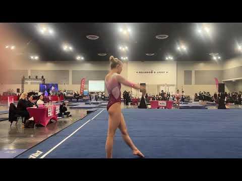 Video of First Place Floor Routine