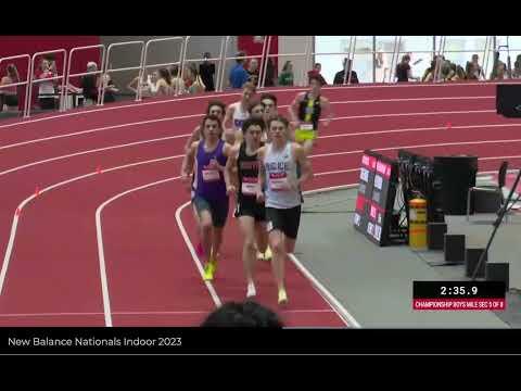 Video of 2023 New Balance Nationals Indoor 1 Mile