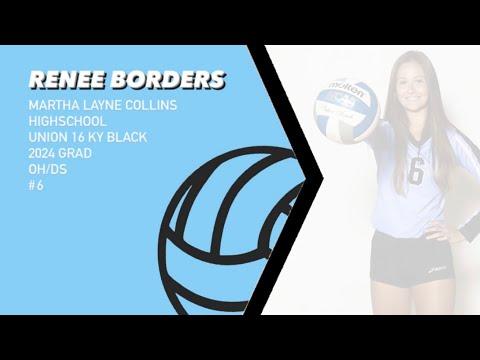 Video of Renee Borders Volleyball Highlights