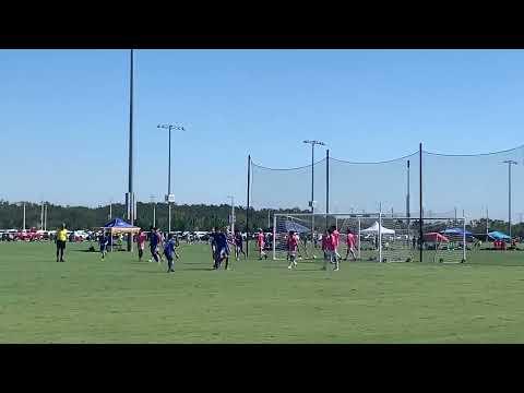 Video of ECNLR TBU 08 Header Goal vs. Florida Premier ACDC Tournament October 2023