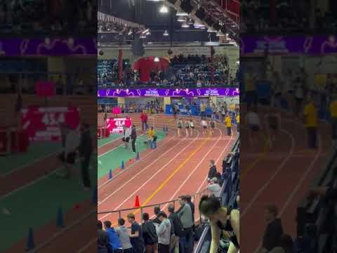 Video of Sophomore Year Indoor 2024 400m PR (62.89)