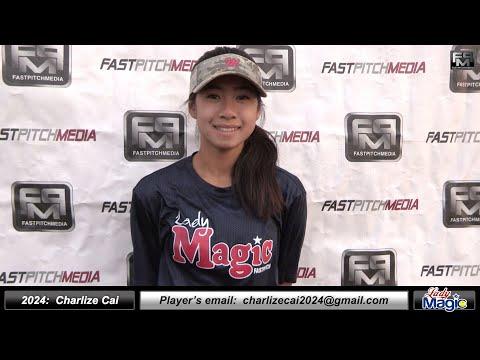 Video of 2024 Charlize Cai 4.0 GPA - Athletic Middle Infielder Softball Skills Video - Lady Magic Boykin