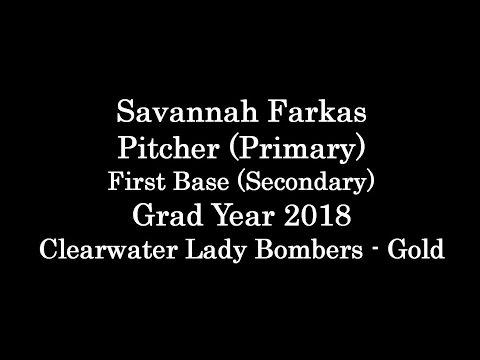 Video of Savannah Farkas 2018 Softball Skills