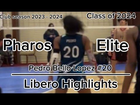 Video of Pedro Bello | Libero Highlights | Club Season 2023 September - December