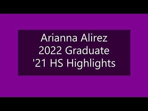 Video of Arianna Alirez high school highlights