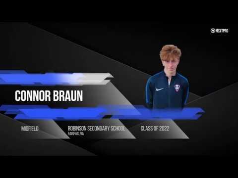 Video of Connor Braun - Fall 2019 U16 & Freshman year soccer clips