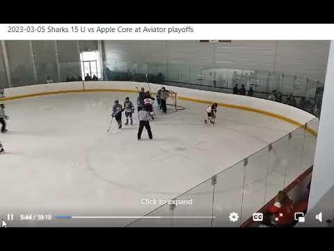 Video of Connor Kasin #37 front of net D