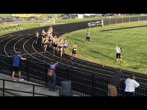 Video of 5/20/21 NOHS Invit.  800M-2:00.04 Tall runner with ponytail, 3rd place finish