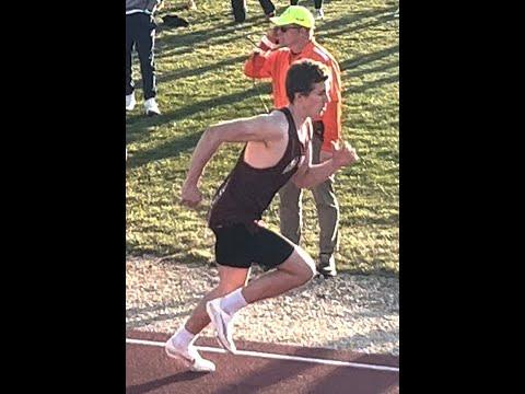 Video of Seamus OConnor   Lisbon Co Ed   Tues April 9th 4x800 2:05