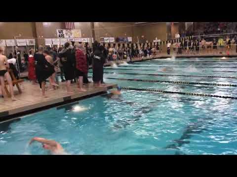 Video of 500 Free 4:48.21, CAAC Blue League Championship