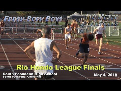 Video of Damien De Mesa - 2nd place 110m hurdles Rio Hondo League Finals