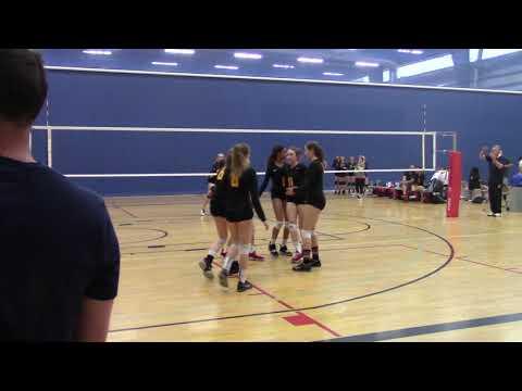 Video of U15 Girls Volleyball Calgary - Lourdes Kelsick, Middle (C) 