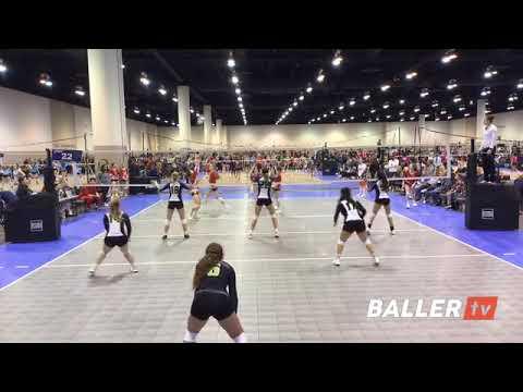 Video of VS Iowa Select 17-#6 Navy Blue and Green Libero