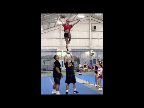 Video of Taiya Shafer: Coed Stunt Clinic 2022